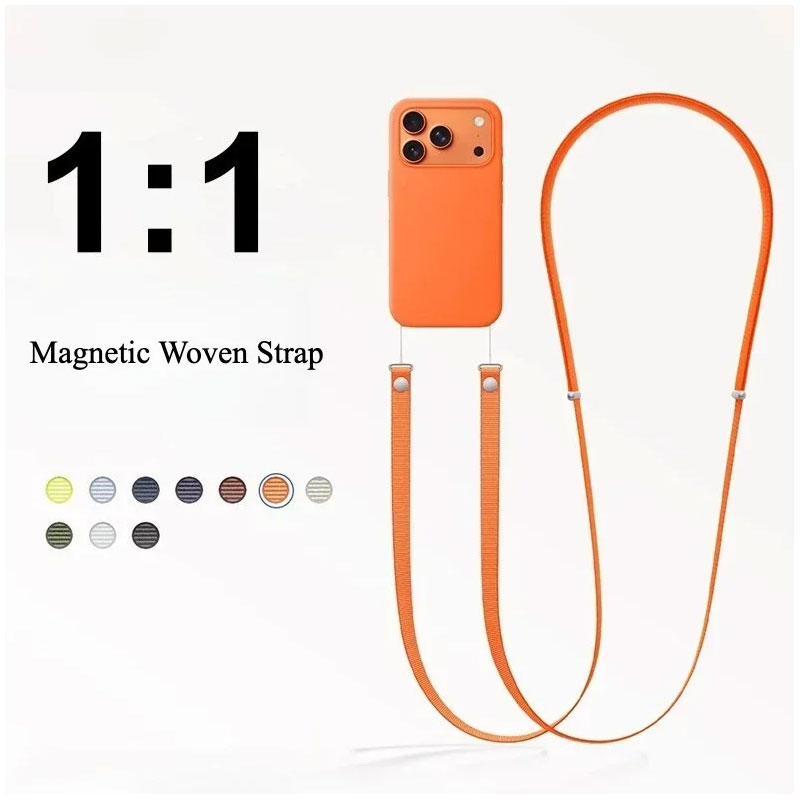 Crossbody Lanyard Neck Strap Case - Sangles à bandoulière magnétiques 1:1 originales,