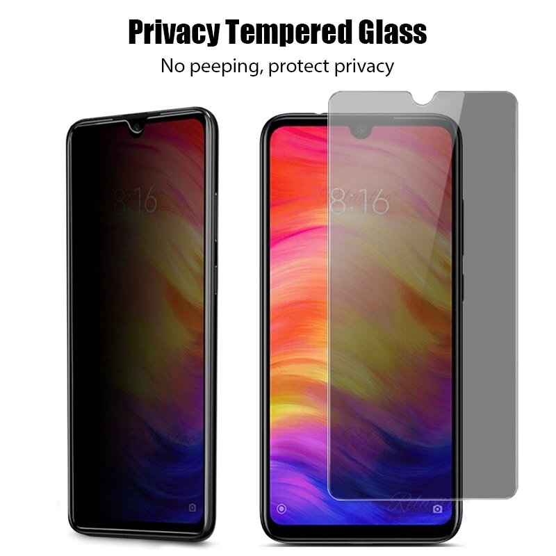 Anti Spy Privacy Glass Case - Coque en verre trempé Anti-espion pour