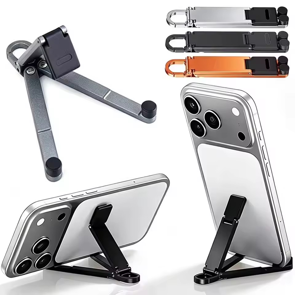 Phone Stands - Support de téléphone pliable pour porte-clés,