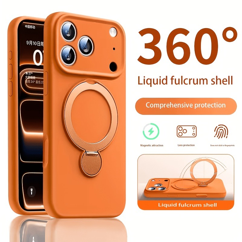 Liquid Silicone Magnetic Phone Case - Coque de téléphone en silicone liquide
