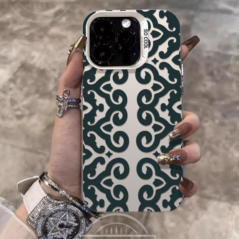Vintage Floral Pattern Soft Case - Coque de téléphone vintage à motif
