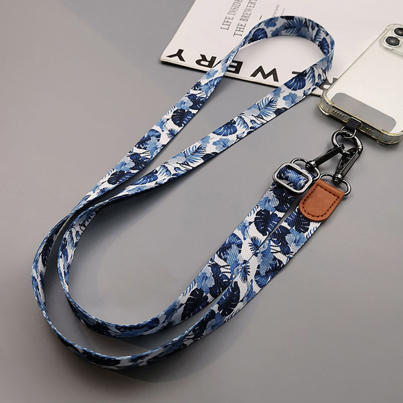 Crossbody Lanyard Neck Strap Case - Lanière de téléphone portable à motif