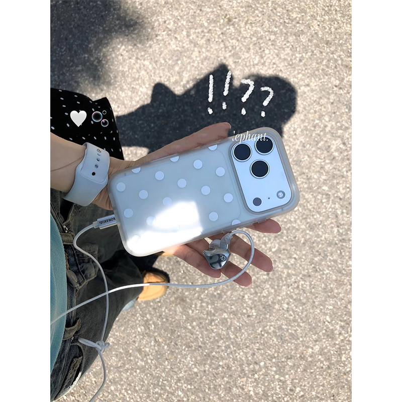 Clear Shockproof Bumper Case - Coque de téléphone antichoc transparente givrée