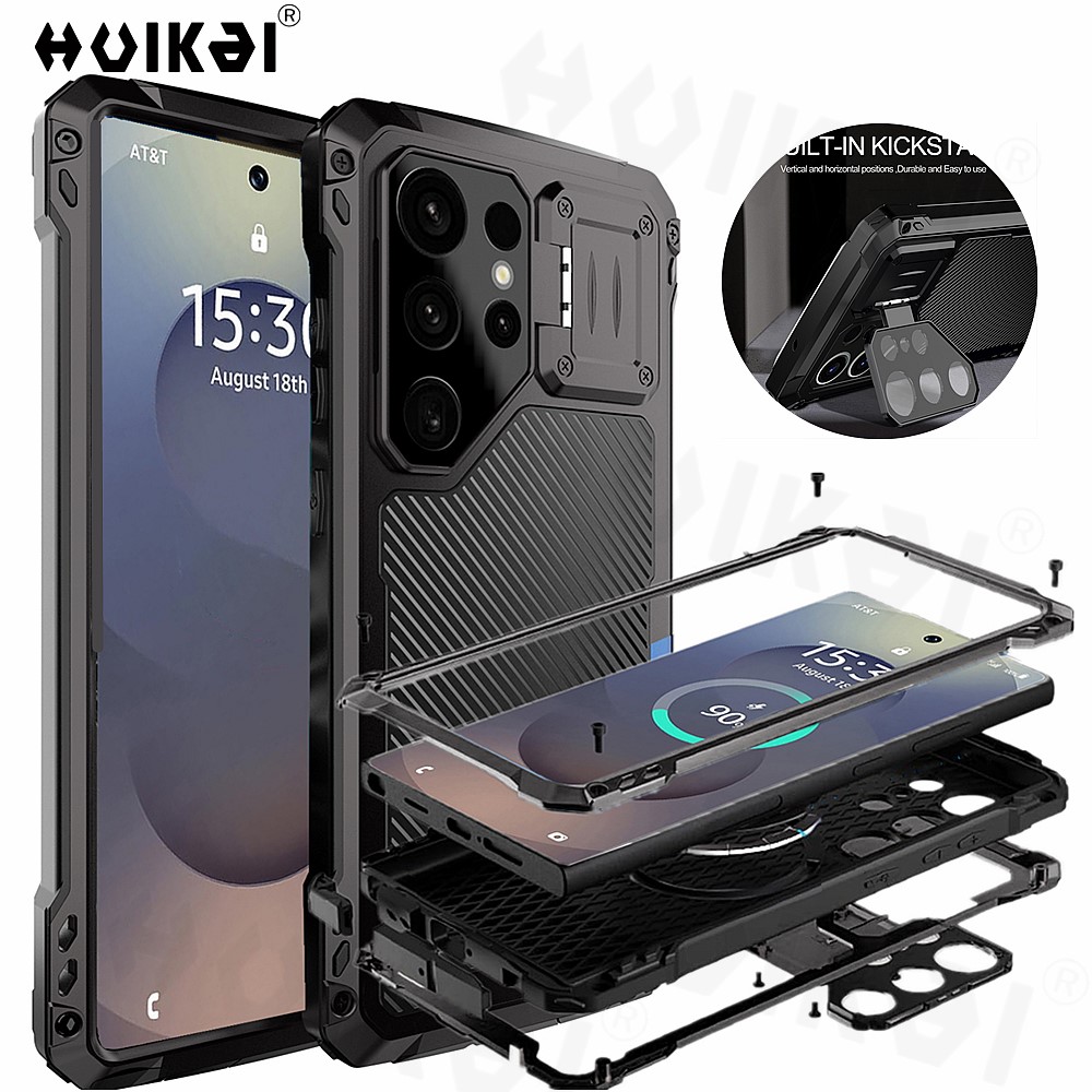 Heavy Duty 360 Full Body Protective Case - Coque pour Samsung Galaxy S25 Ultra