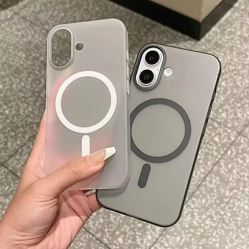 Clear Shockproof Bumper Case - Coque transparente mate antichoc pour iPhone