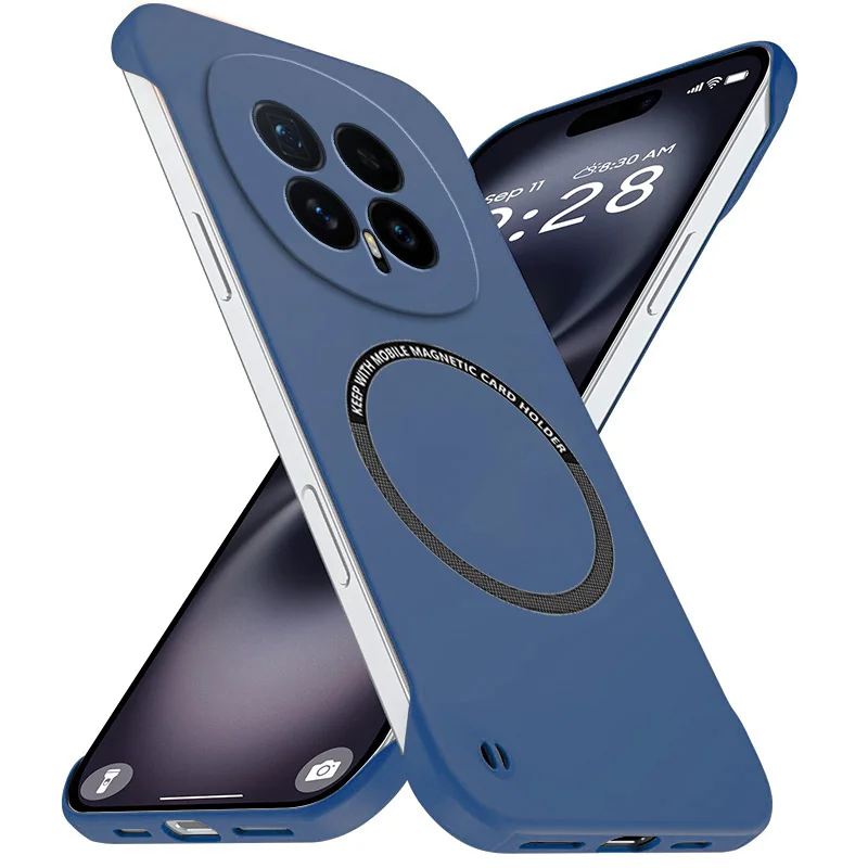 Matte Hard Pc Back Case - Coque de téléphone magnétique ultra-mince sans