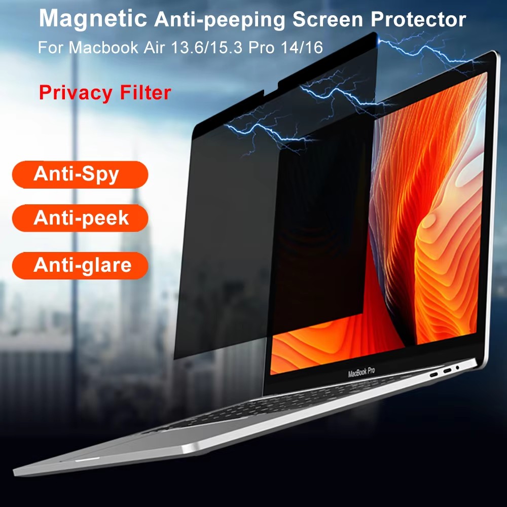 Matte Anti Glare Screen Protector - Protecteur d'écran de confidentialité magnétique pour