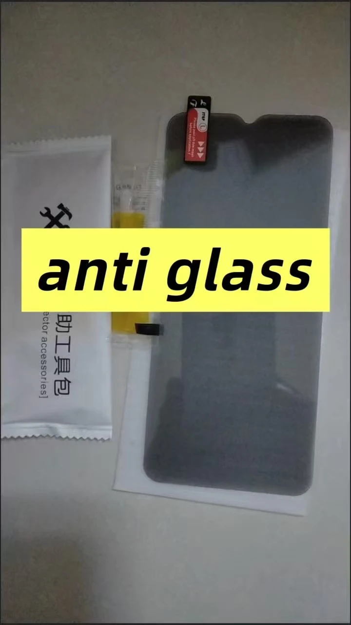 Anti Spy Privacy Glass Case - Étui de protection d'écran en verre