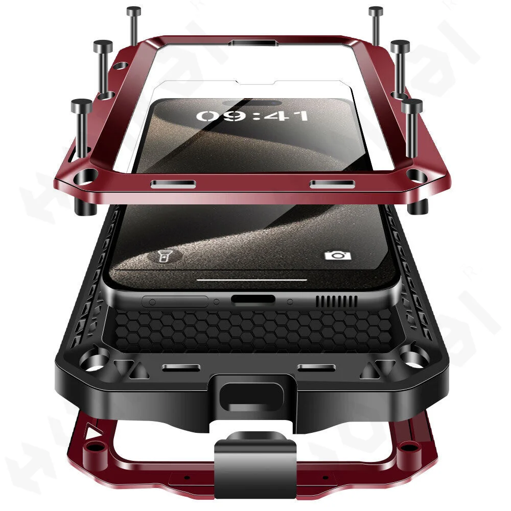 Heavy Duty 360 Full Body Protective Case - Coque pour iPhone 17 16 15