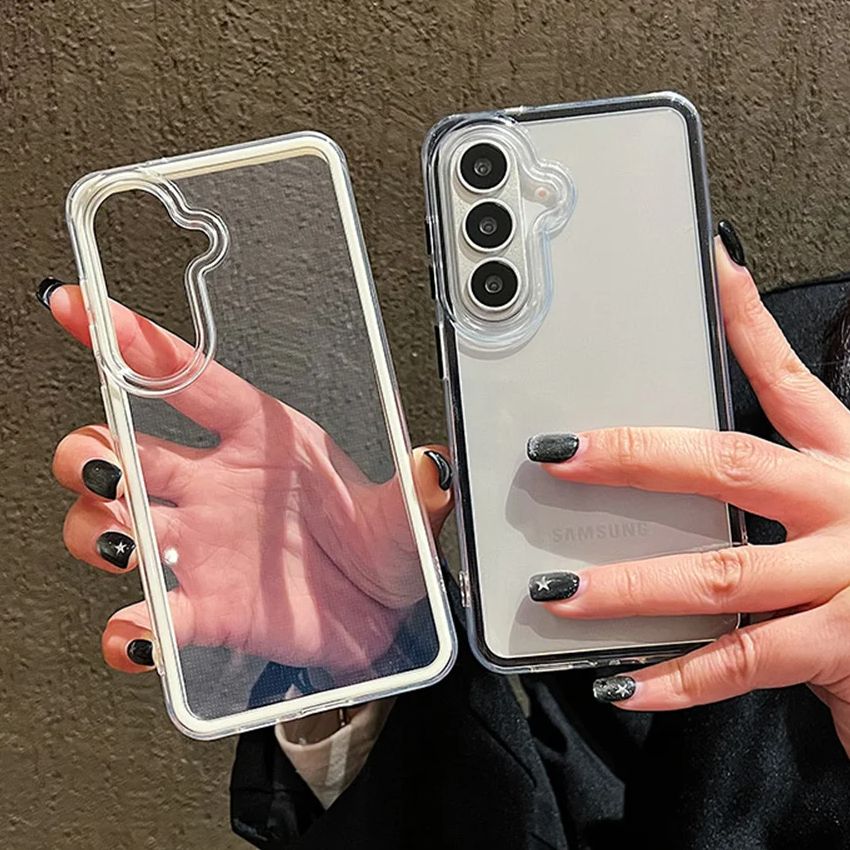 Clear Shockproof Bumper Case - Coque de protection transparente de luxe