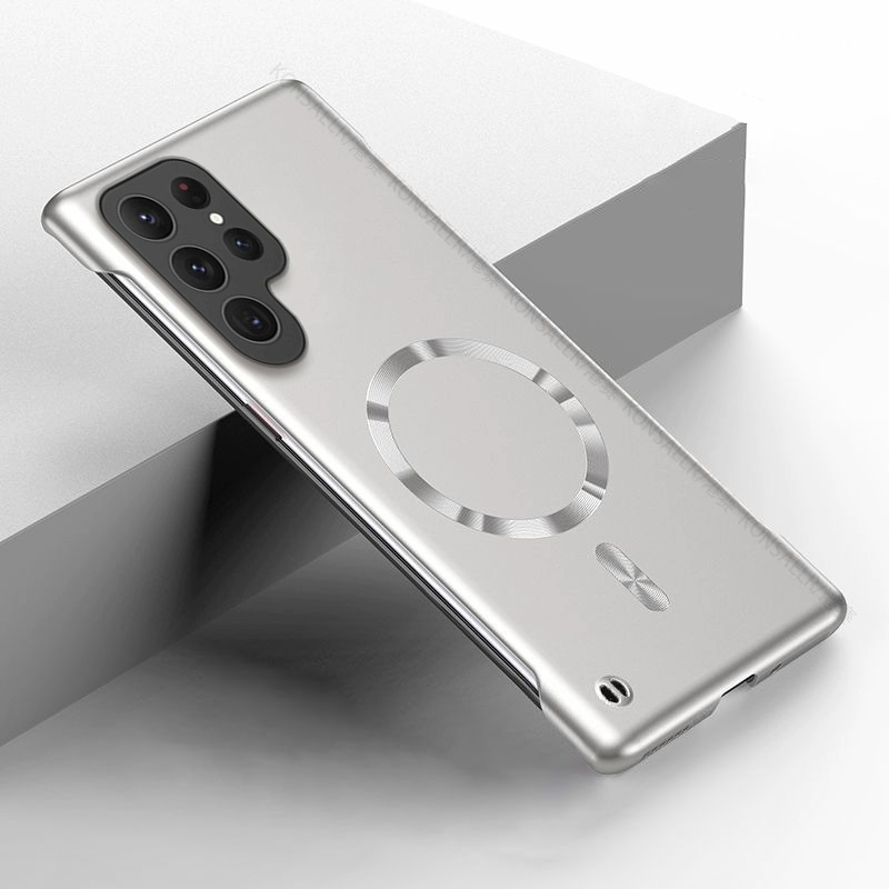 Ultra Thin Frameless Phone Cover - Coque de téléphone magnétique fine sans