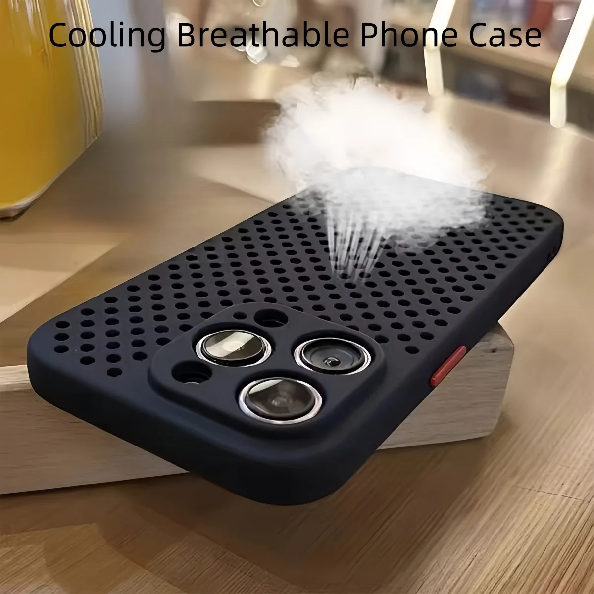 Heat Dissipation Mesh Breathable Case - Coque de téléphone de refroidissement à