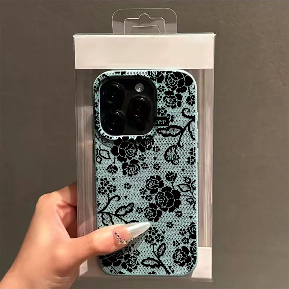 Élégante coque de téléphone en - Vintage Floral Pattern Soft Case avis et prix