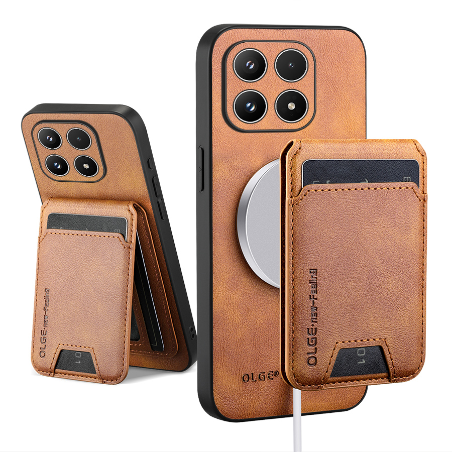 Étui de téléphone avec porte-c - Leather Wallet Card Holder Phone Cover avis et prix