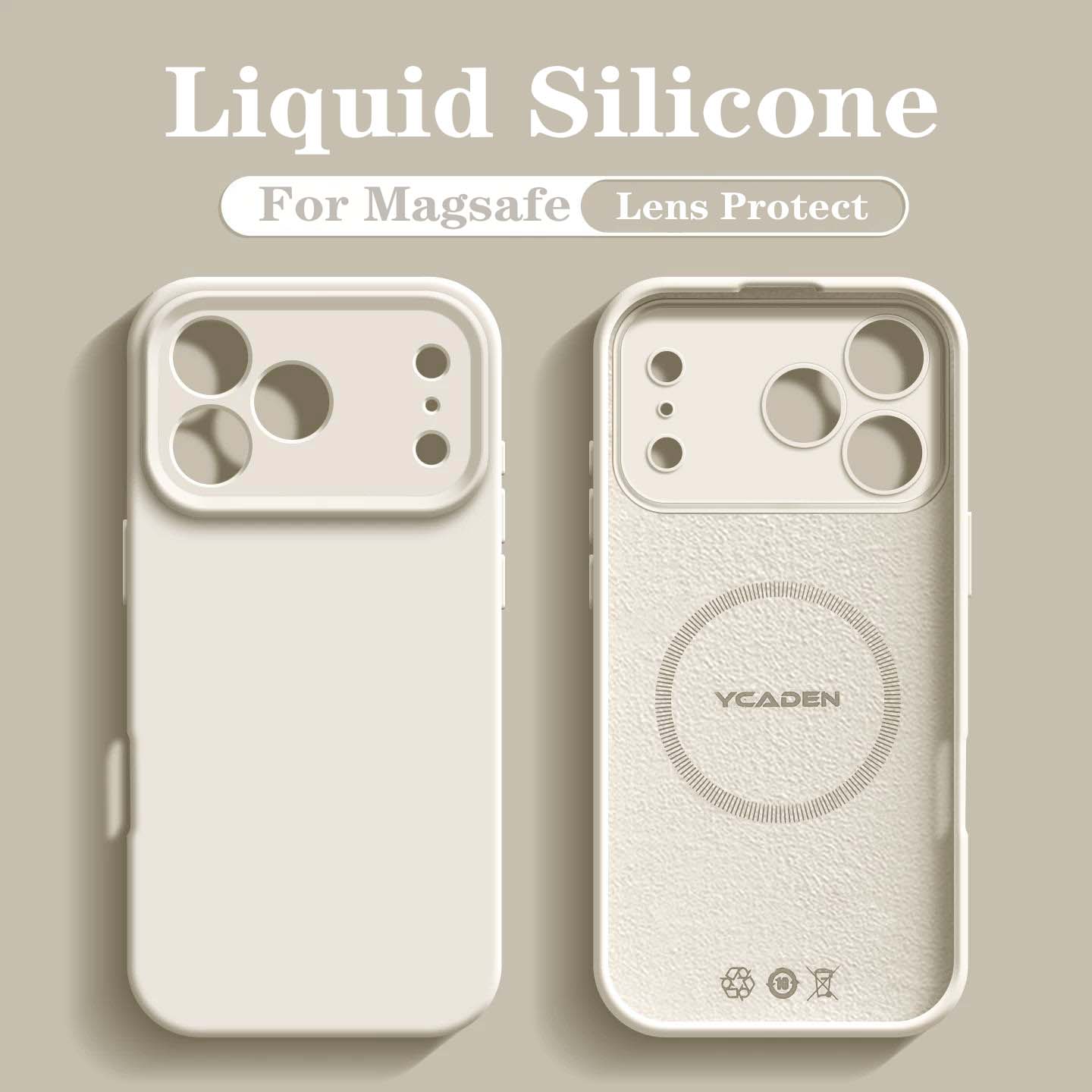 Coque de téléphone en silicone - Liquid Silicone Magnetic Phone Case avis et prix