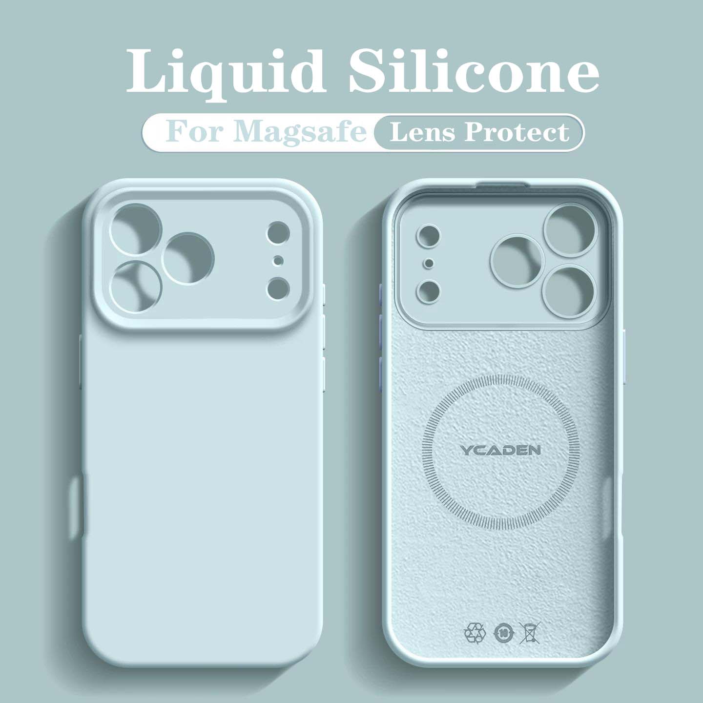 Coque de téléphone en silicone - Liquid Silicone Magnetic Phone Case avis et prix