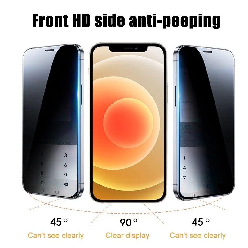 Étui Anti-espion pour samsung  - Anti Spy Privacy Glass Case avis et prix