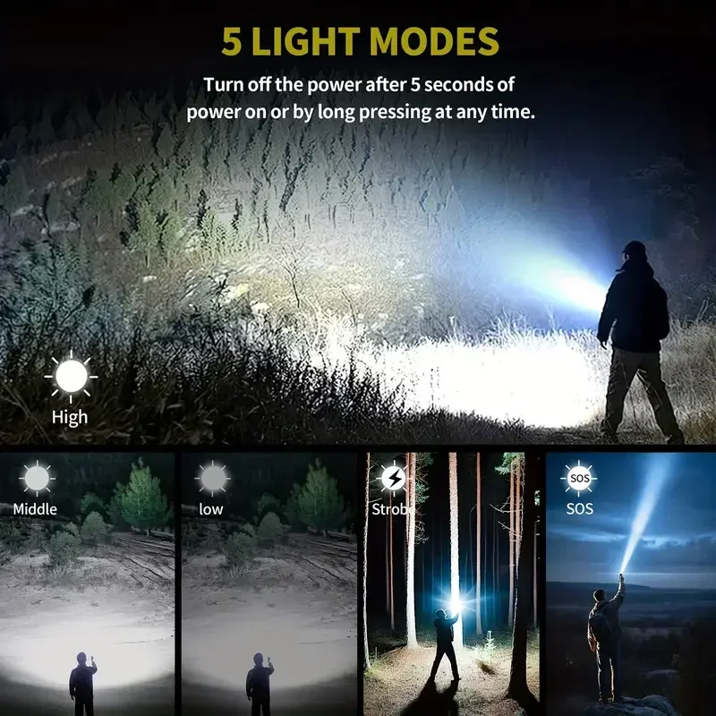 Lampe torche lumineuse zoomabl - Power Banks avis et prix
