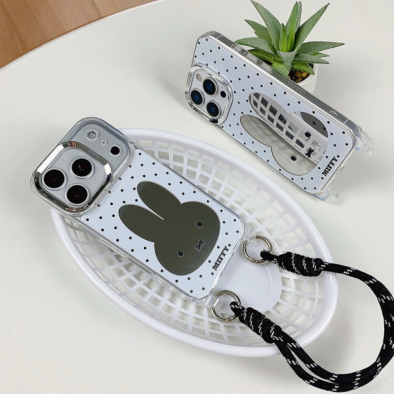 Coque de téléphone de luxe ave - Cute Cartoon Wrist Strap Silicone Case avis et prix
