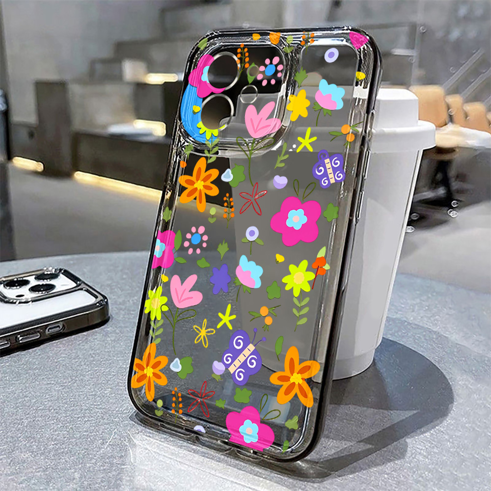 Coque de téléphone transparent - Clear Shockproof Bumper Case avis et prix