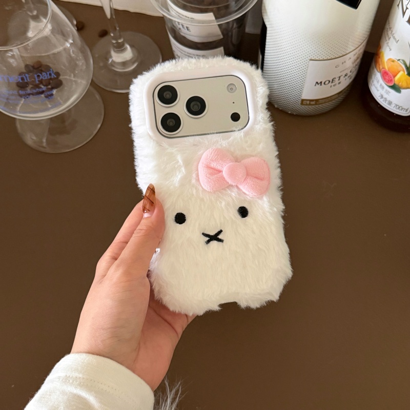 Coque de téléphone Miffy en fo - Cute Cartoon Wrist Strap Silicone Case avis et prix