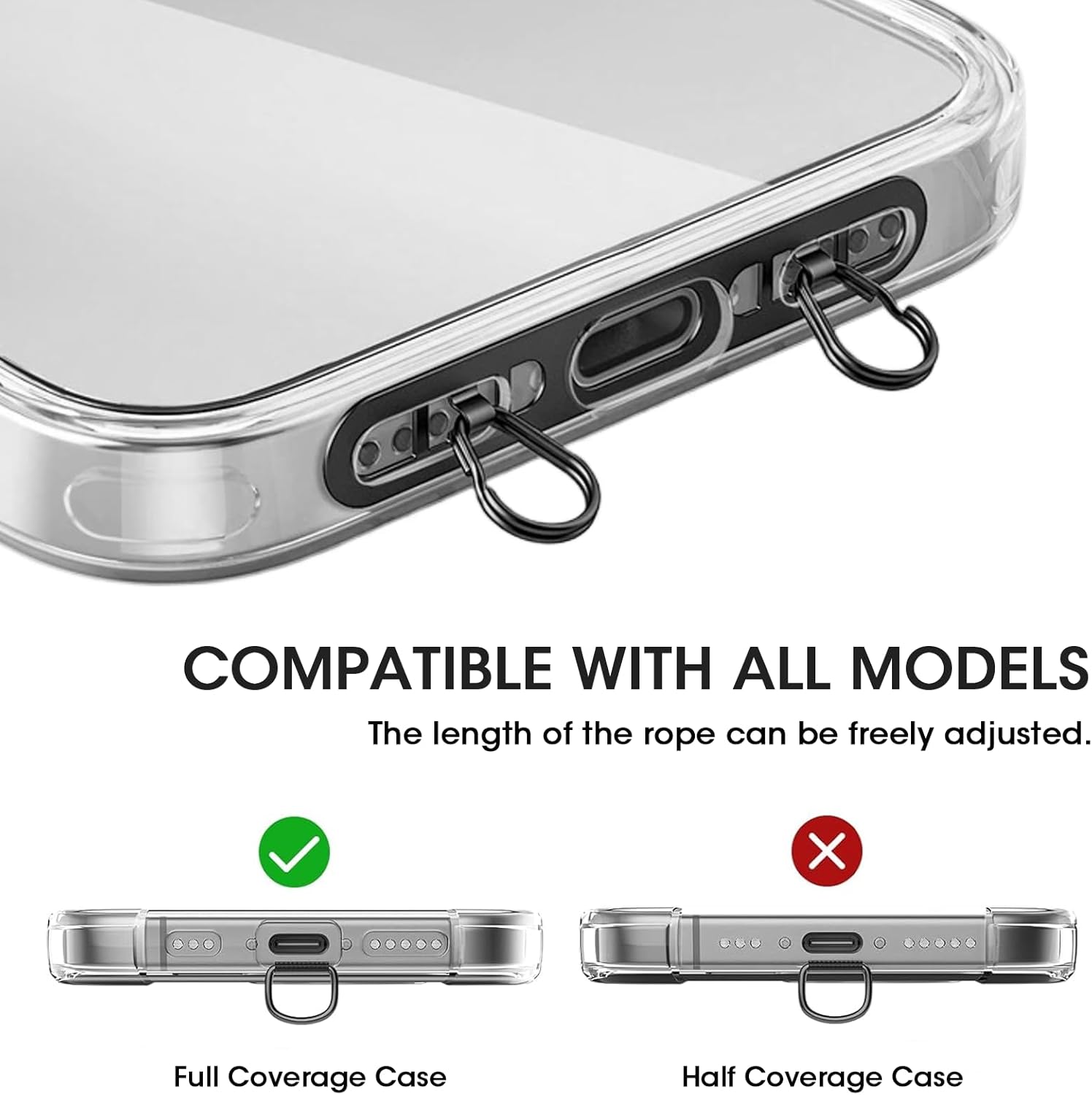 Lanière de téléphone portable, - Crossbody Lanyard Neck Strap Case avis et prix