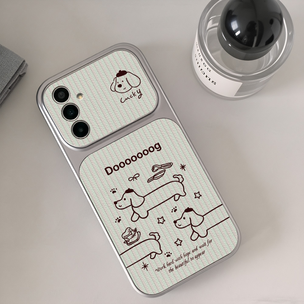 Coque de téléphone en cuir de  - Cute Cartoon Wrist Strap Silicone Case avis et prix