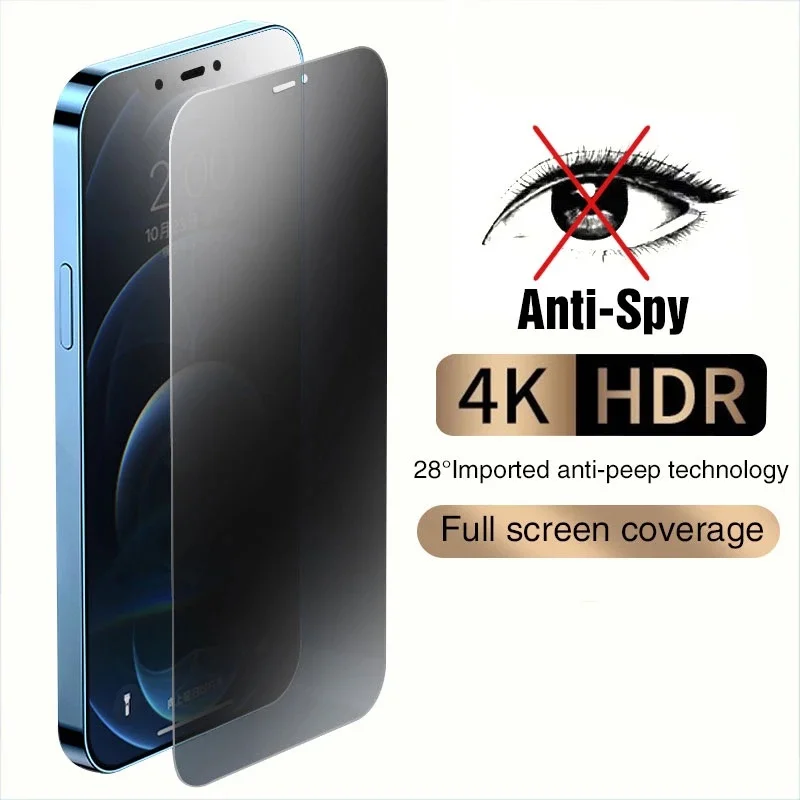 Étui en verre trempé Anti-espi - Anti Spy Privacy Glass Case avis et prix