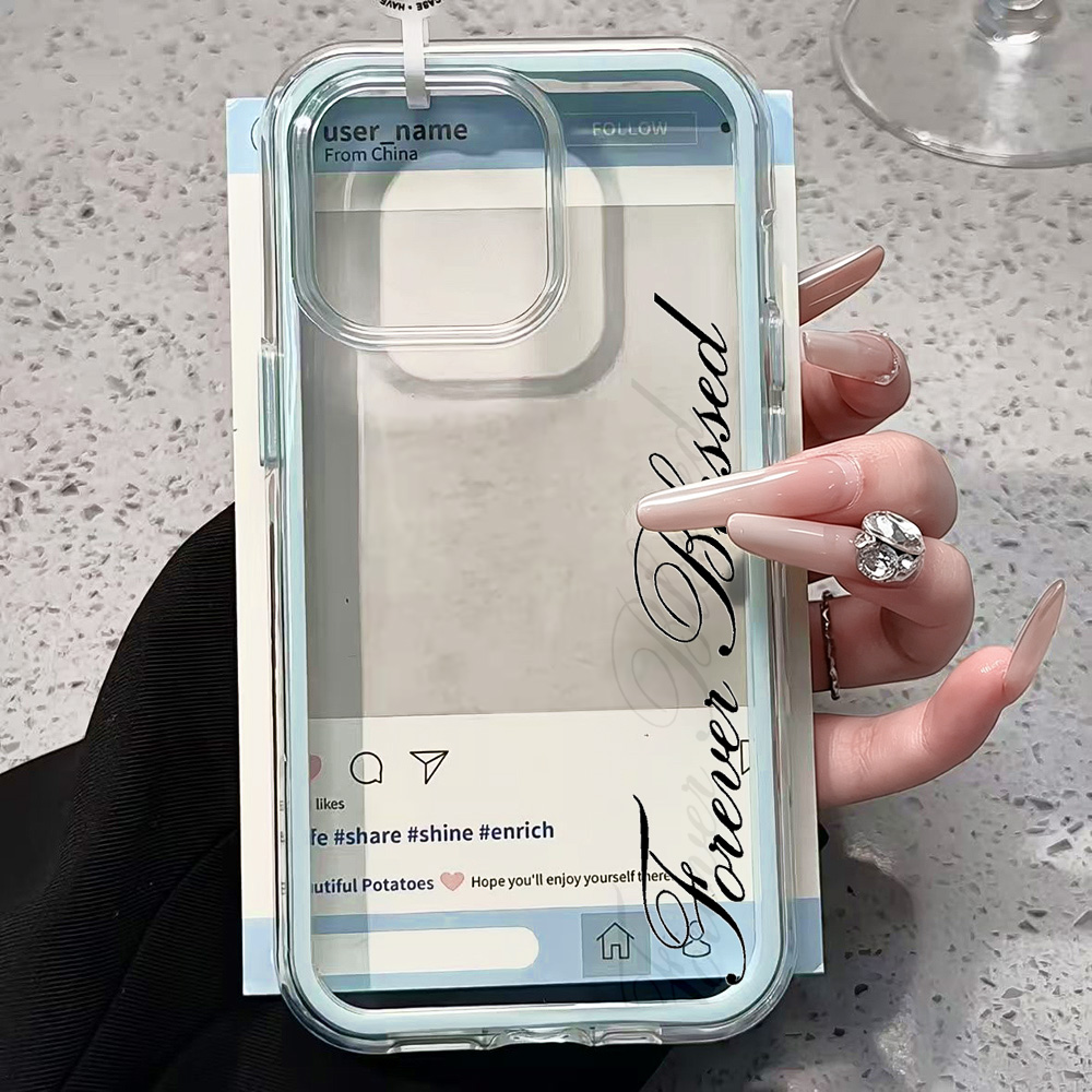 Coque de téléphone transparent - Clear Shockproof Bumper Case avis et prix