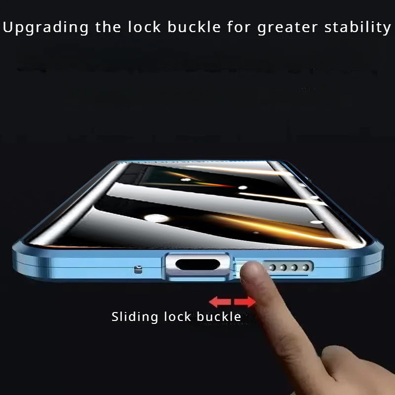 Coque de téléphone magnétique  - Anti Spy Privacy Glass Case avis et prix