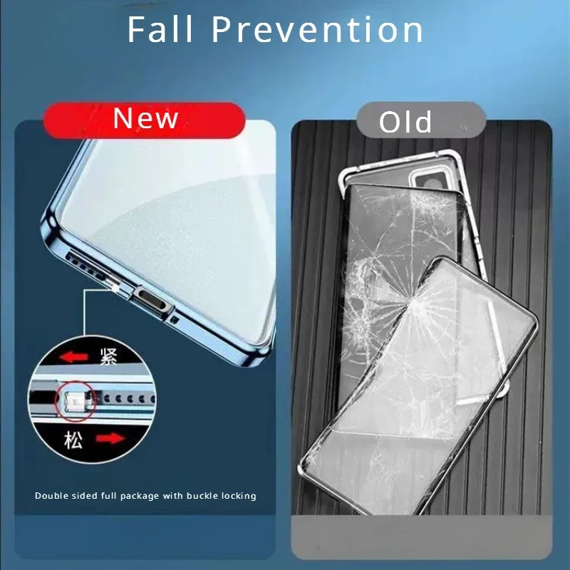 Coque de téléphone magnétique  - Anti Spy Privacy Glass Case avis et prix