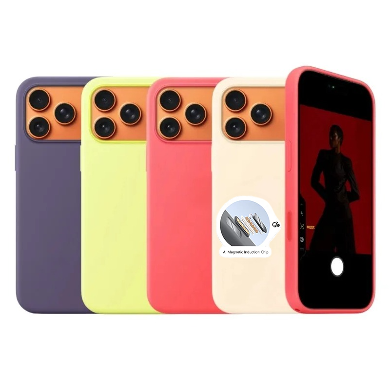 Coque souple en silicone liqui - Liquid Silicone Magnetic Phone Case avis et prix