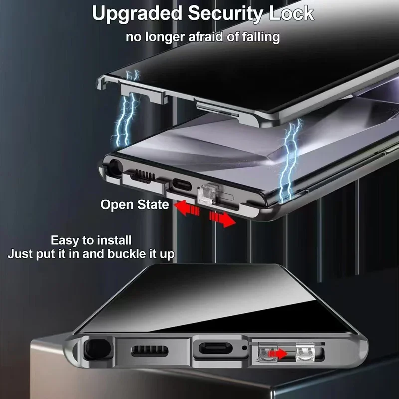 Coque de téléphone en métal Do - Anti Spy Privacy Glass Case avis et prix