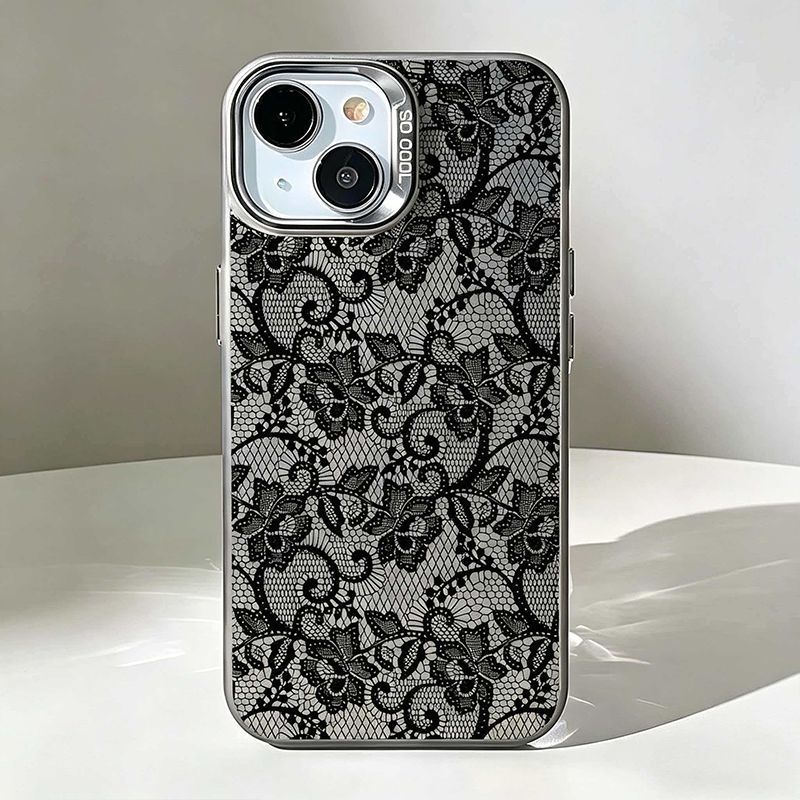 Coque de téléphone vintage noi - Vintage Floral Pattern Soft Case avis et prix