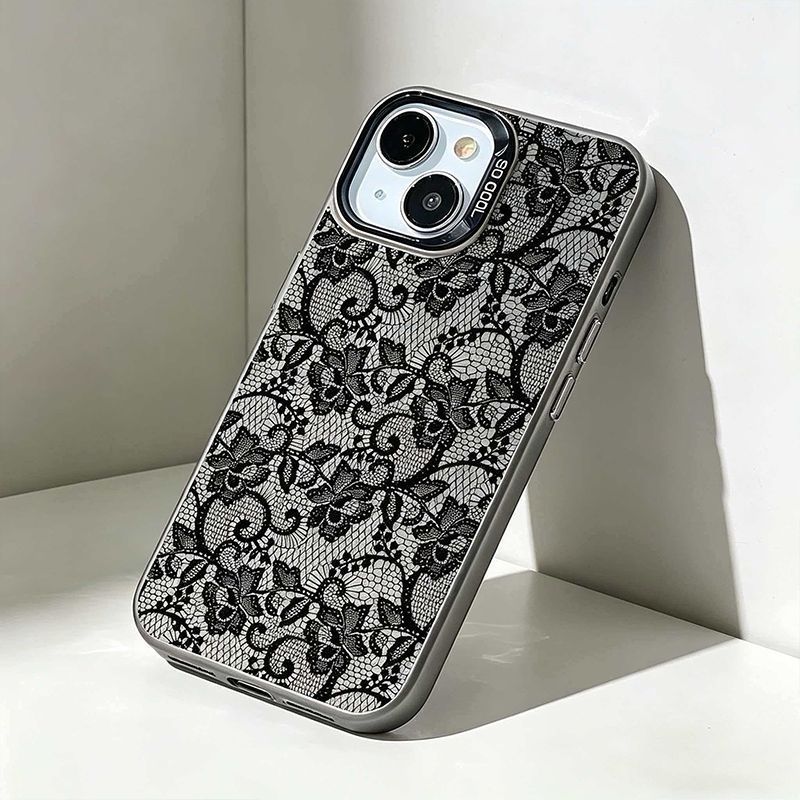 Coque de téléphone vintage noi - Vintage Floral Pattern Soft Case avis et prix