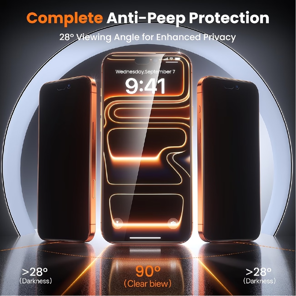 [Ensemble de 5 pièces] 3 prote - Anti Spy Privacy Glass Case avis et prix