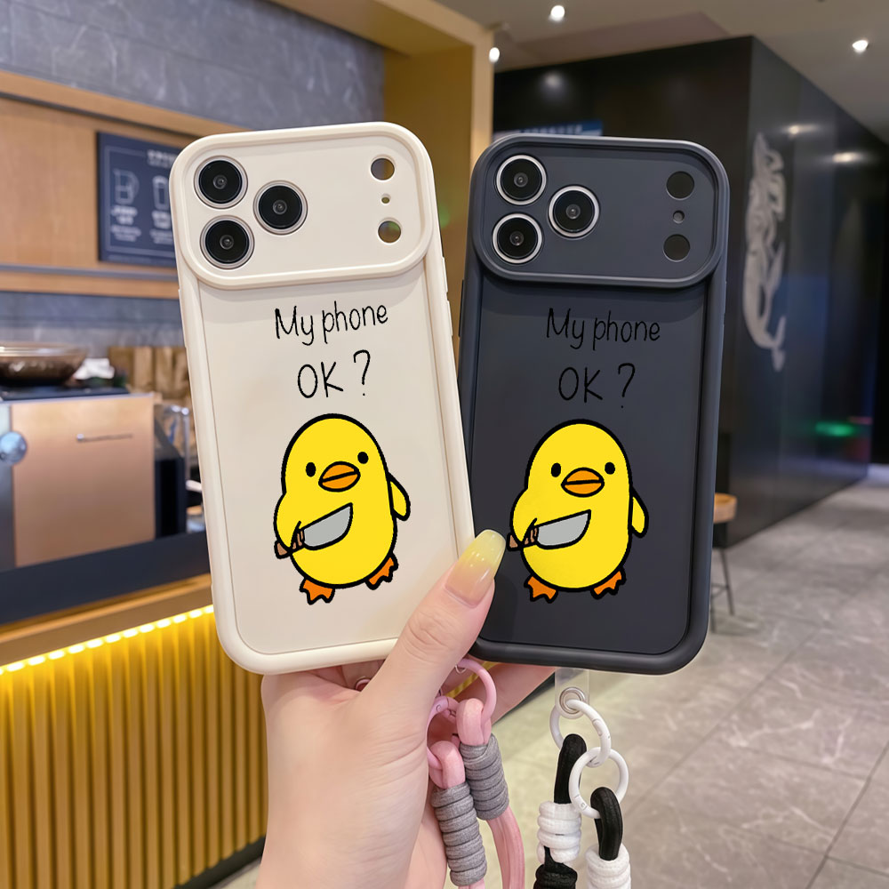 Coque de téléphone en TPU avec - Cute Cartoon Wrist Strap Silicone Case avis et prix