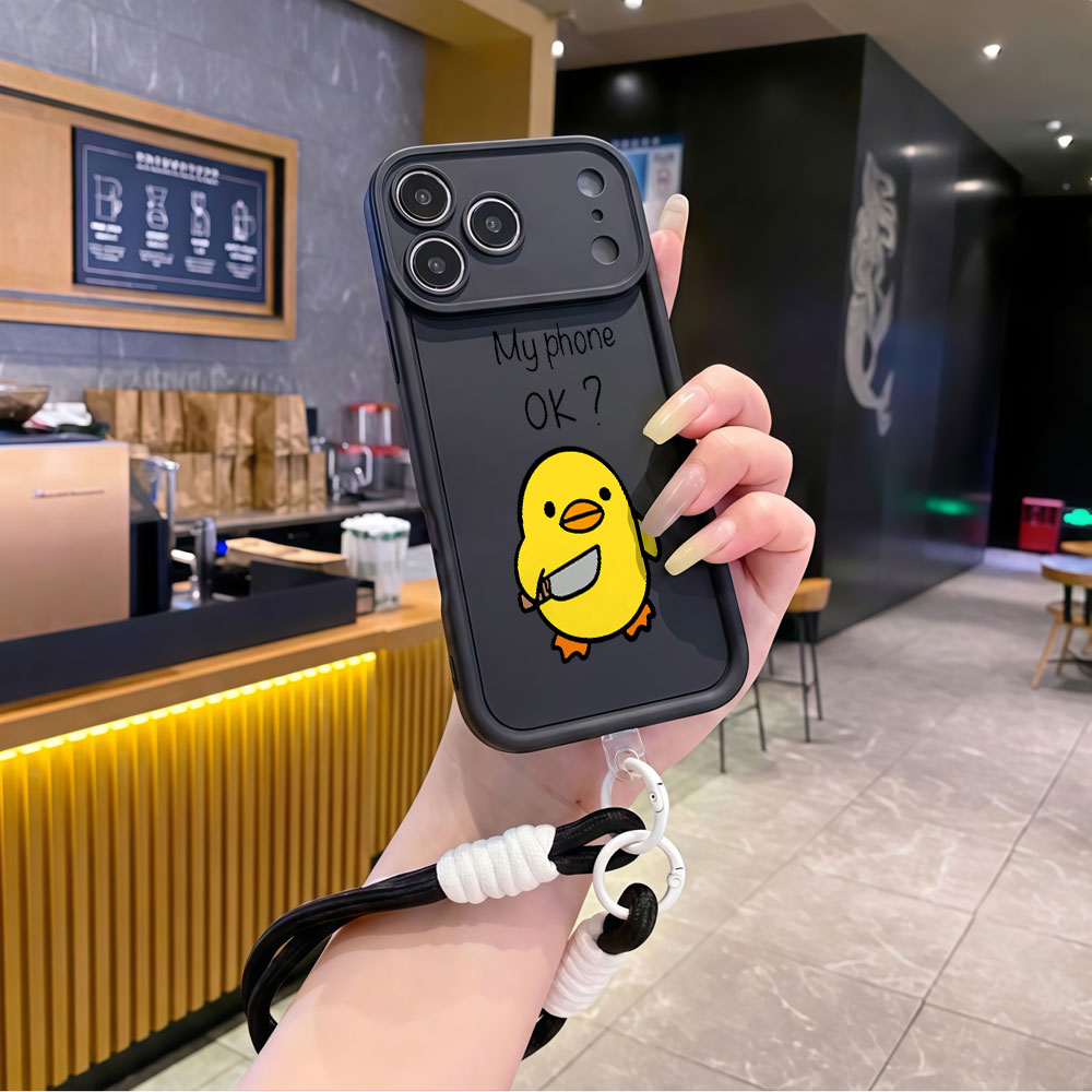 Coque de téléphone en TPU avec - Cute Cartoon Wrist Strap Silicone Case avis et prix