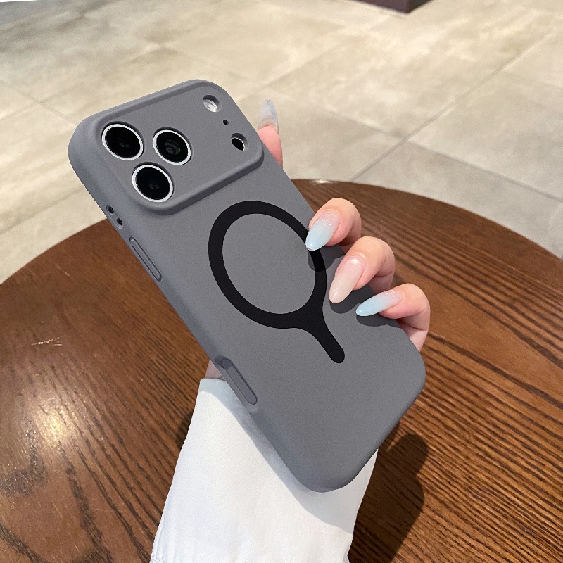 Coque de luxe en silicone liqu - Liquid Silicone Magnetic Phone Case avis et prix