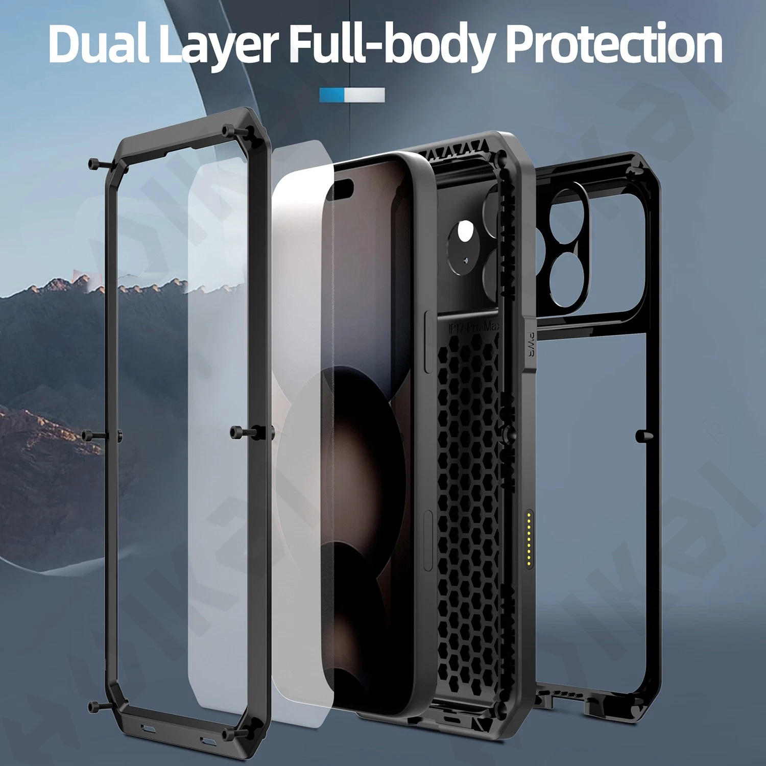 Coque adaptée pour iPhone 18 P - Heavy Duty 360 Full Body Protective Case avis et prix