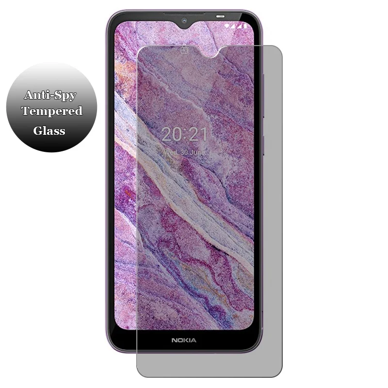 2 pièces de protection d'écran - Anti Spy Privacy Glass Case avis et prix