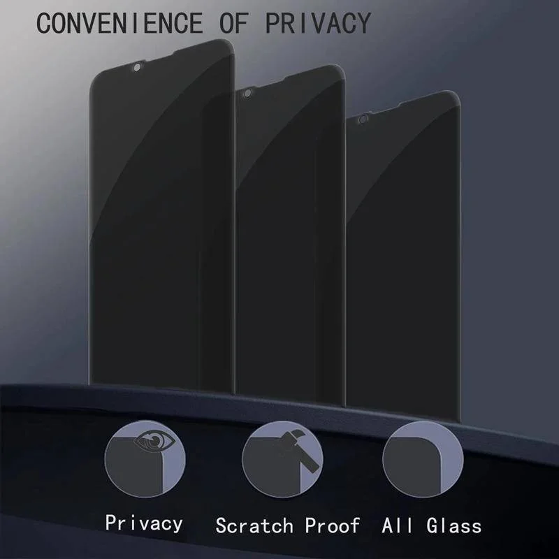 2 pièces de protection d'écran - Anti Spy Privacy Glass Case avis et prix
