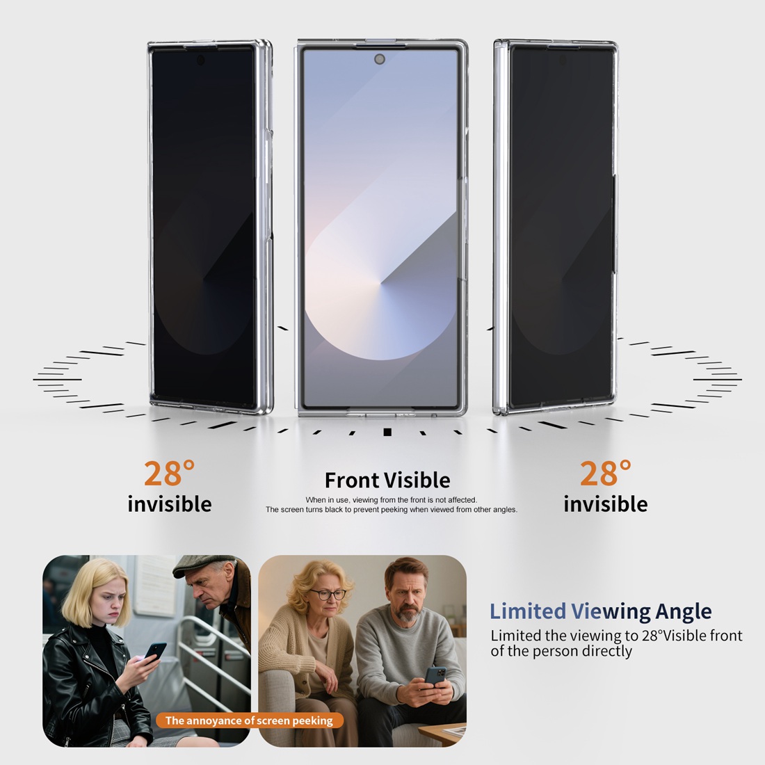 Protection d'écran en verre tr - Anti Spy Privacy Glass Case avis et prix