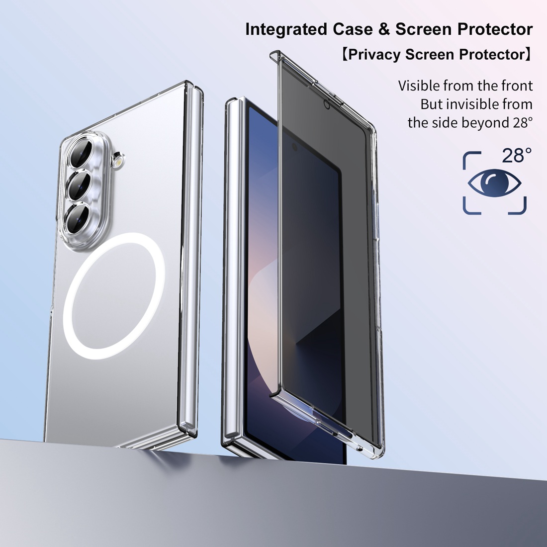 Protection d'écran en verre tr - Anti Spy Privacy Glass Case avis et prix