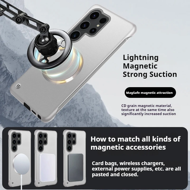 Coque de téléphone magnétique  - Ultra Thin Frameless Phone Cover avis et prix