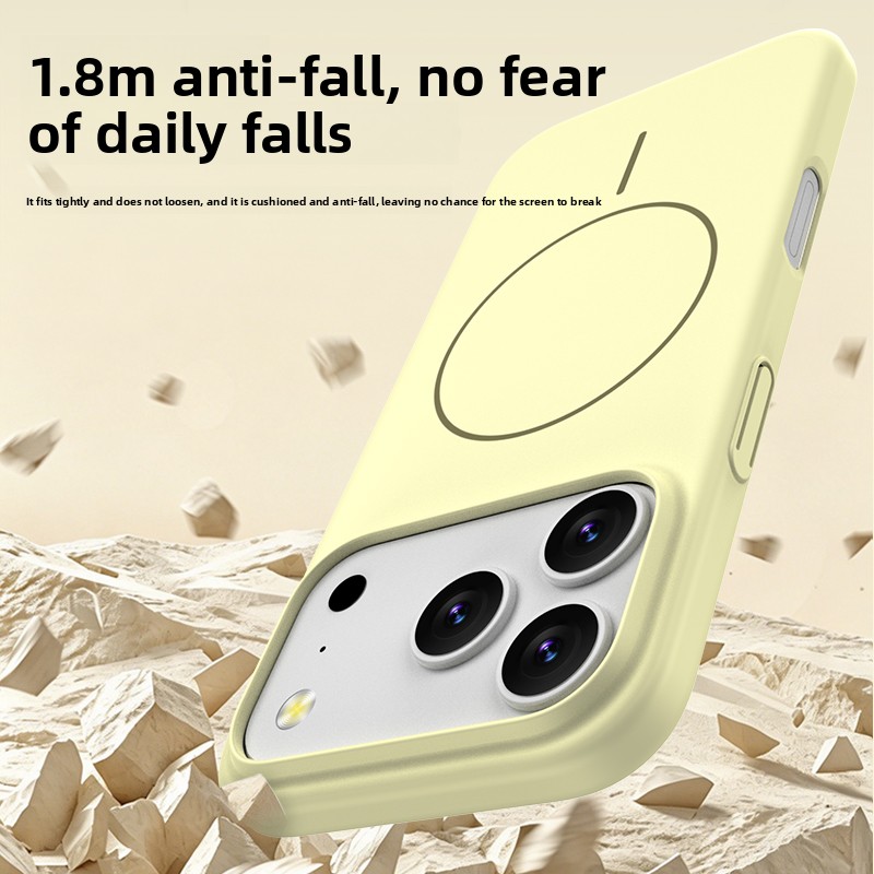 Coque de téléphone en silicone - Liquid Silicone Magnetic Phone Case avis et prix