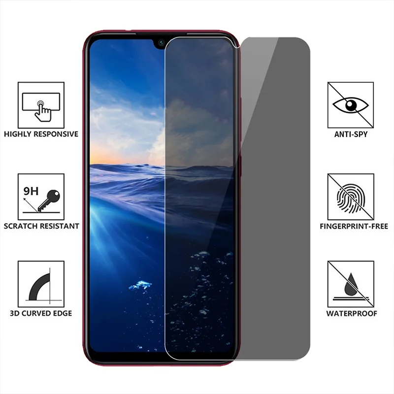 Étui de protection d'écran en  - Anti Spy Privacy Glass Case avis et prix