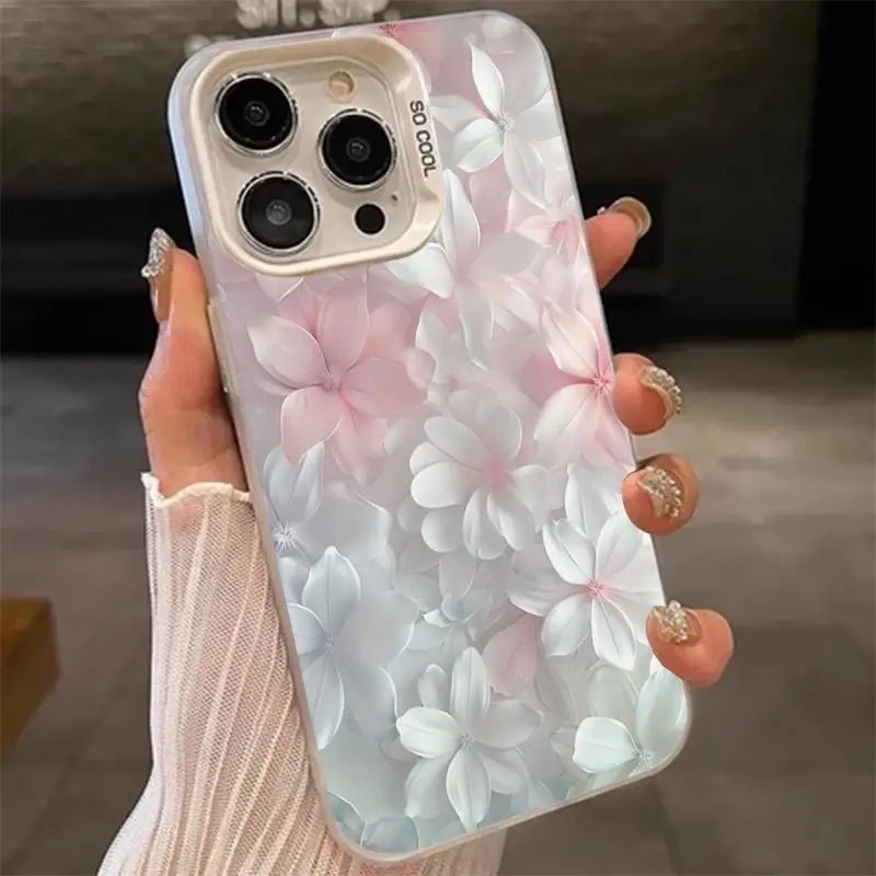 Coque Fleur Rose Antichoc avec - Screen Protectors avis et prix