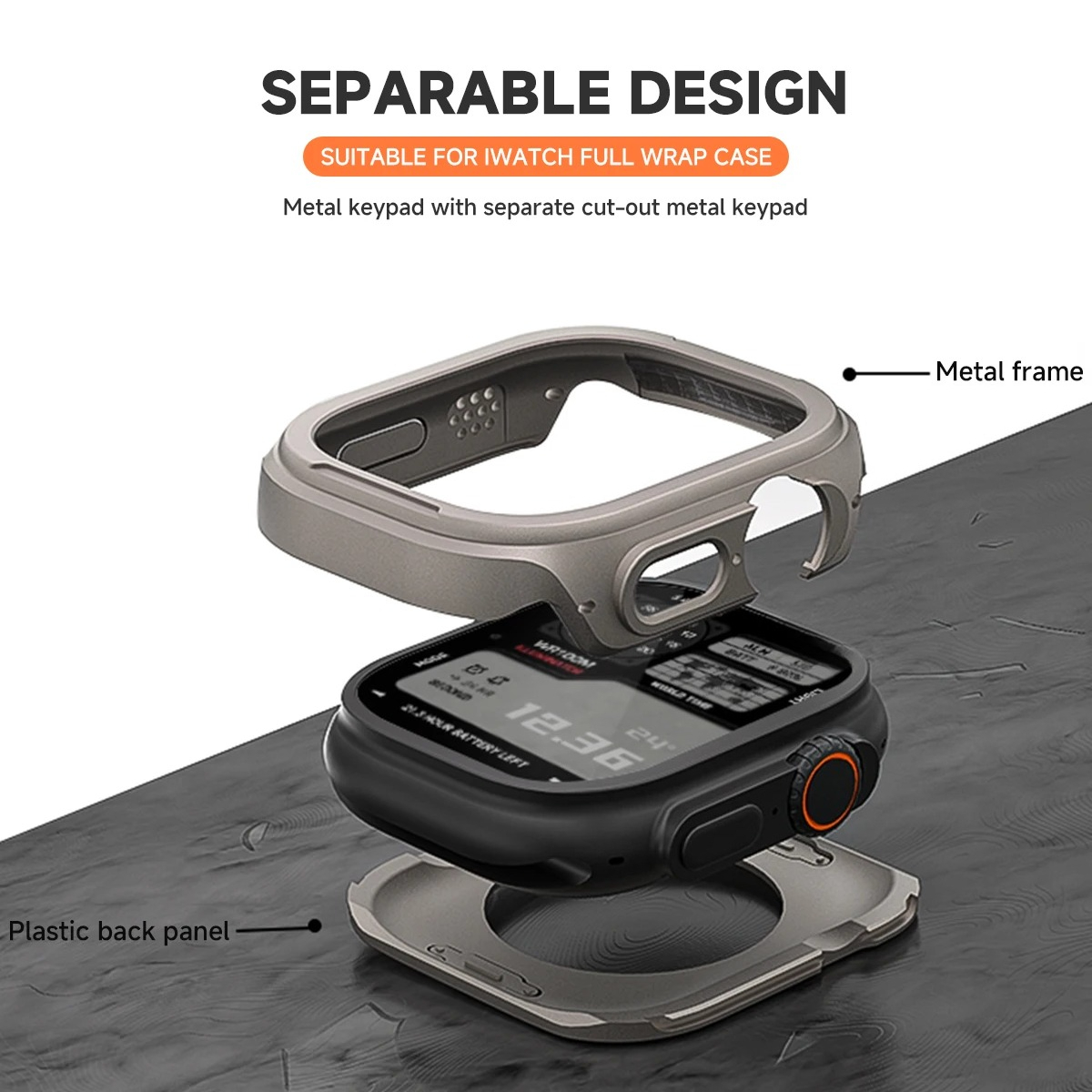 Boîtier en métal pour Apple Wa - Metal Bumper Aluminum Frame Case avis et prix