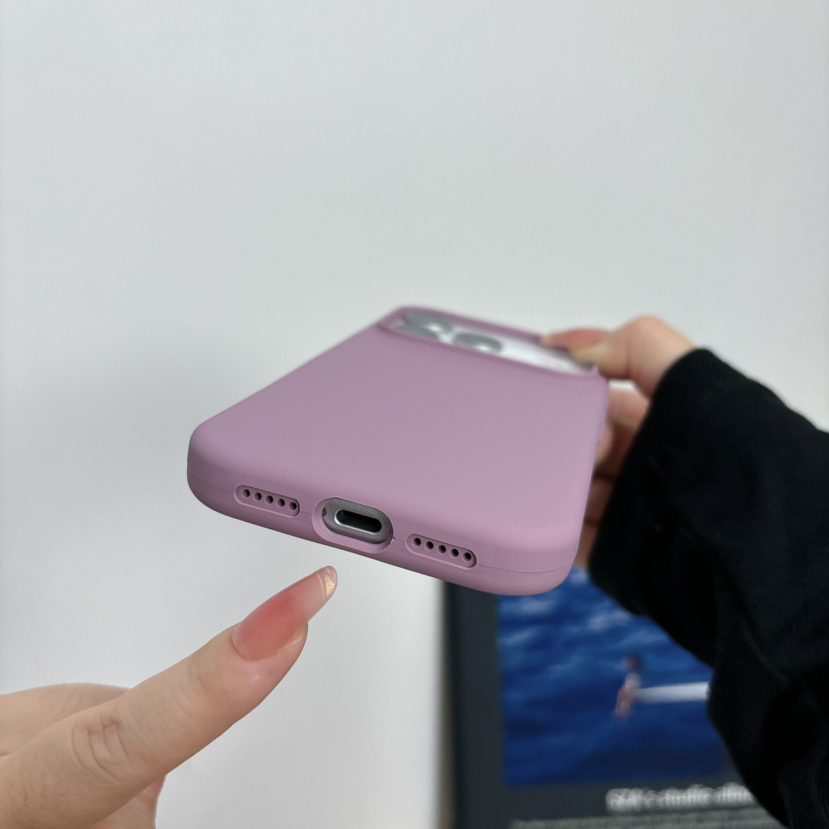 Coque de téléphone en silicone - Liquid Silicone Magnetic Phone Case avis et prix